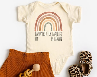 Handpicked for Earth by My "PERSONALIZED NAME" in Heaven Baby Bodysuit