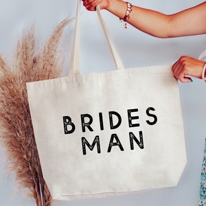 Brides Man Tote Bag