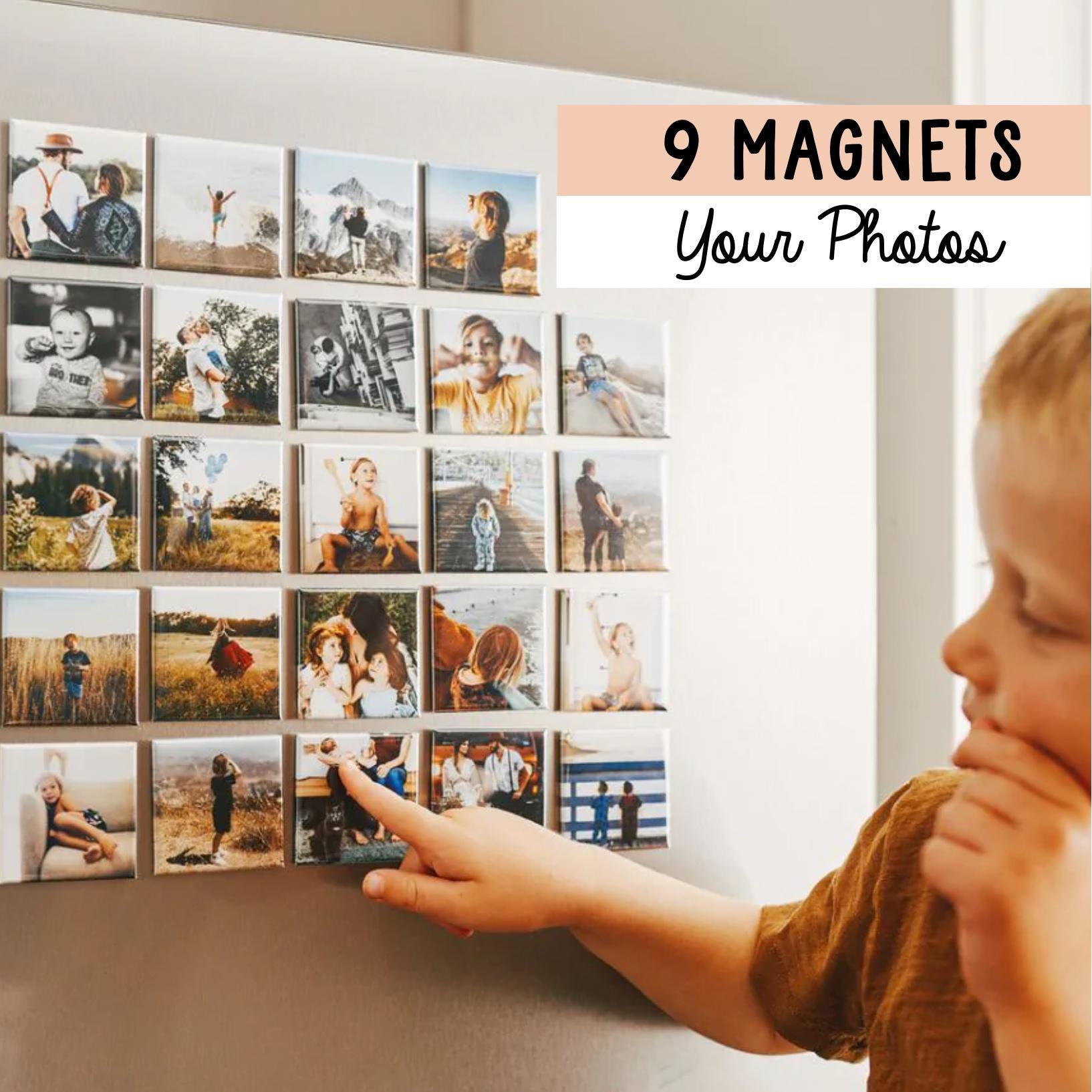 Personalized Custom 2 X 2 Square Magnets/fridge Magnets/locker Magnets ...