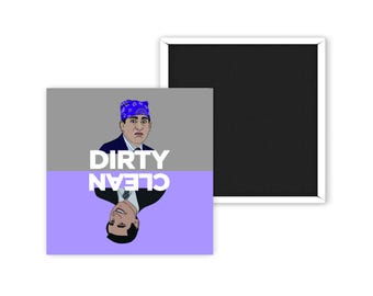 Clean and Dirty Magnets/ Dishwasher Magnet/ Prison Mike and Michael/ Refrigerator Magnets