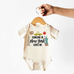 Body Para Bebê Alguém em Nova York me ama