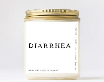 Funny Diarrhea 9 oz Soy Candle