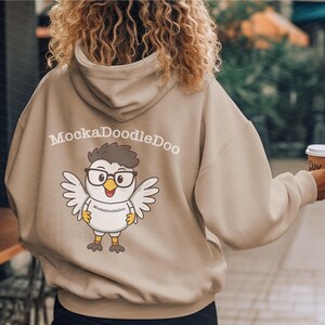 Sand Gildan 18500 Hoodie Sweatshirt Back Print Sand Mockup Gildan 18500 Hoodie Mockup Hoodie Back Mockup Sweatshirt Gildan 18500 Mockup