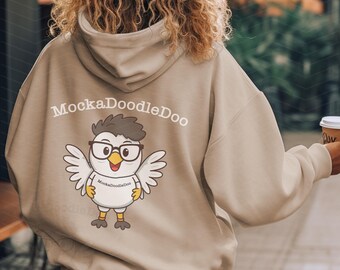 Sand Gildan 18500 Hoodie Sweatshirt Back Print Sand Mockup Gildan 18500 Hoodie Mockup Hoodie Back Mockup Sweatshirt Gildan 18500 Mockup