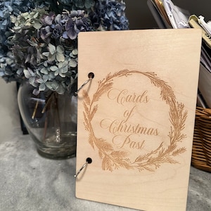Portatarjetas de madera personalizado – ¡Edición navideña!