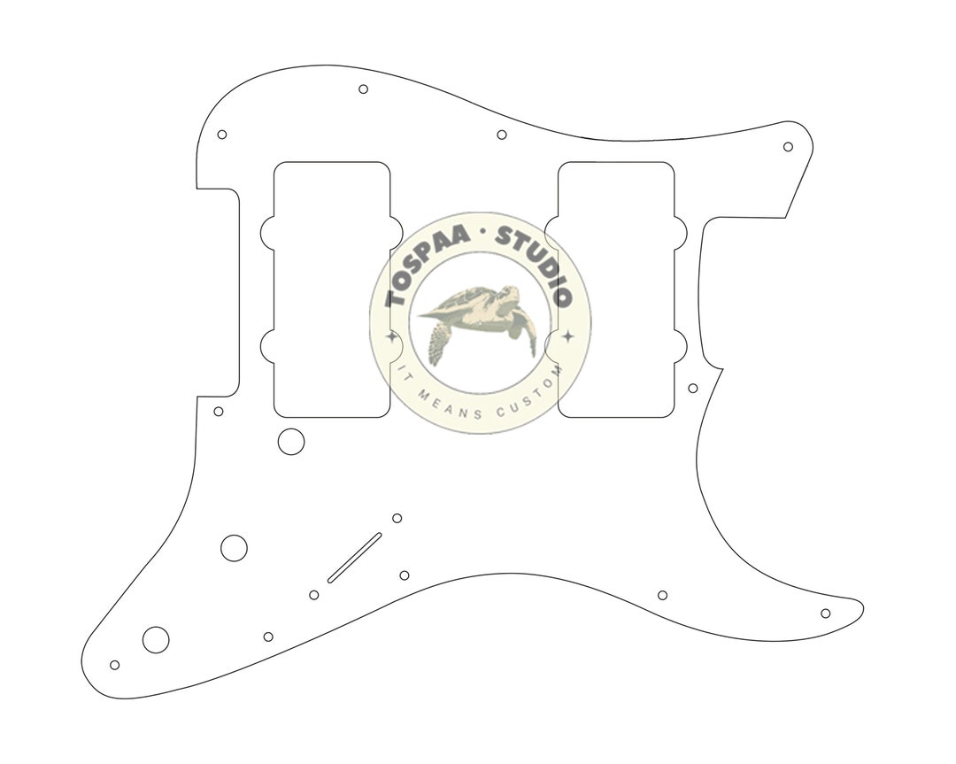 Pickguard Template Stratocaster Pickguard With Jazzmaster Etsy Pickguard Template Stratocaster Pickguard With Jazzmaster Etsy