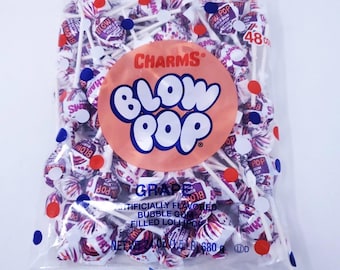 Charms Blow Pops (Grape Flavor) 48CT