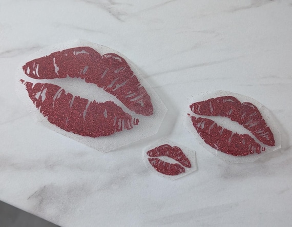 Heat Transfer Vinyl Kissy Lips | Lipstick Mark | Sabrina Carpenter | Short N Sweet Inspired | Perfect for T Shirts/Bags