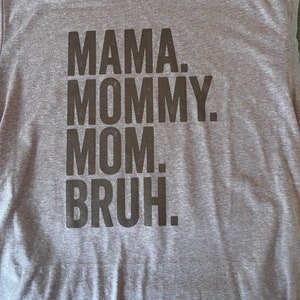 Mama Mommy Mom Bruh Alphabet Lore Unisex T-Shirt - Teeruto