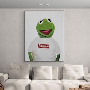 Poster Supreme, poster Hypebeast, arte murale di moda, arte Hype Beast, arte murale Supreme, arte Bape, dipinto Supreme, poster streetwear