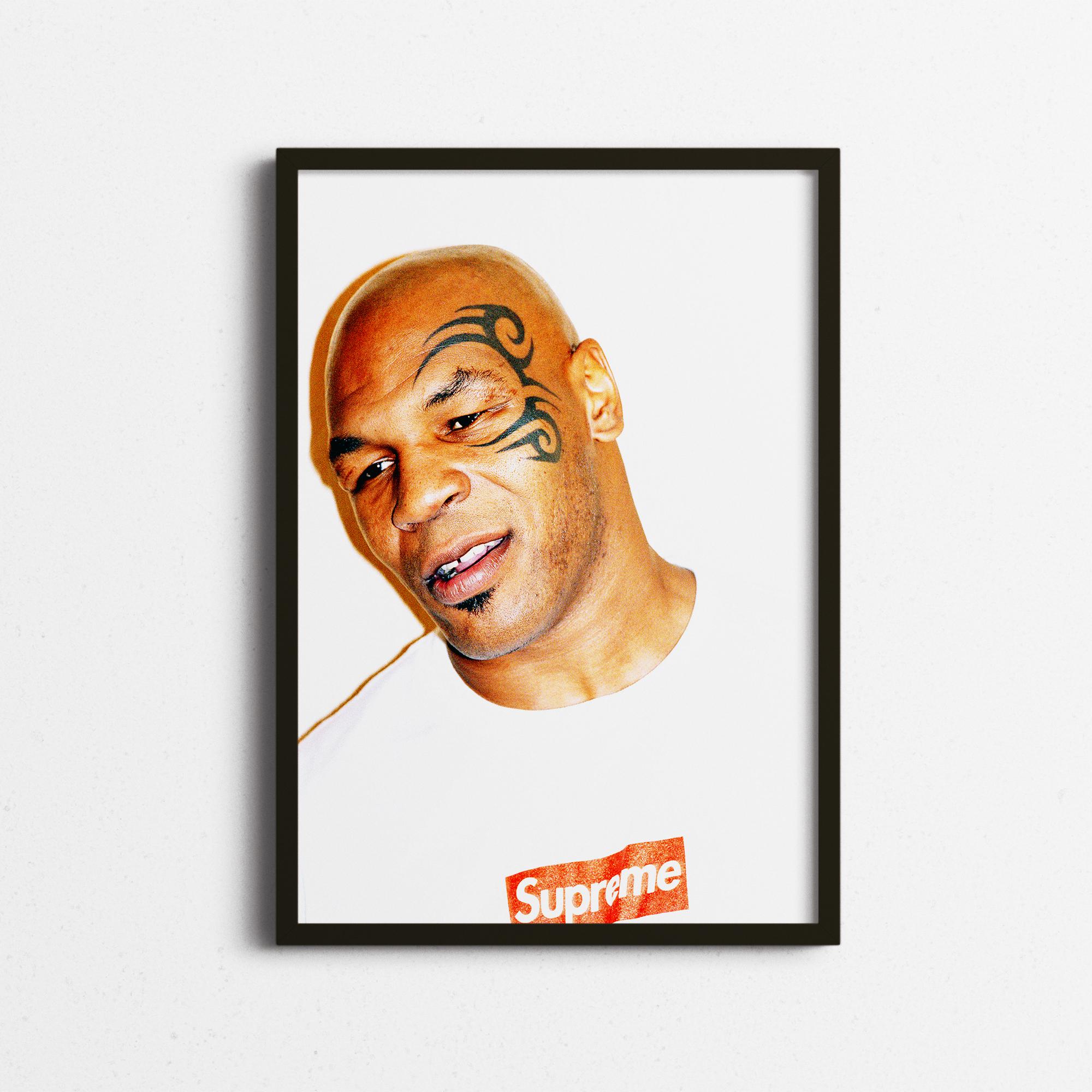 Supreme × Mike Tyson poster Mike Tyson Supreme Poster, Hypebeast Posters, Fashion Wall