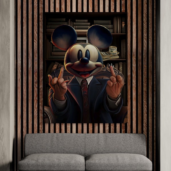 Art de patron de Mickey, art de la mode, affiche de mode, pop art moderne, art moderne pop art, affiches hypebeast, affiche de motivation, art de motivation,