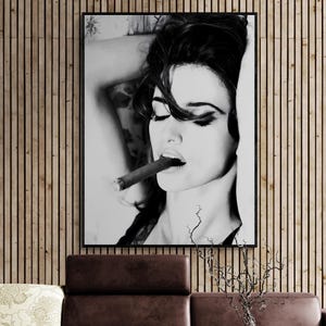 Penelope Cruz Plakat, Zigarrenplakat, Zigarrenwandkunst, Penelope Cruz Wandkunst, Vintage Plakat, Retro Plakat, ikonisches Plakat, Retro Wandkunst