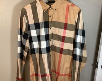 Vintage Burberrys of London Nova Check Shirt Small Size - Etsy