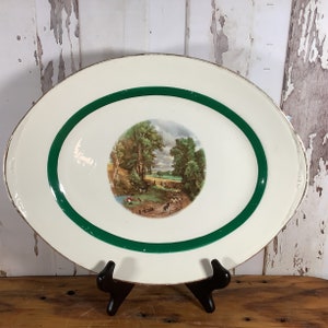 Vintage Homer Laughlin nautilus serving platter, serving tray, platter