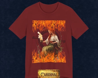 Brigid Irish Fire Goddess T-Shirt; Pagan, Wiccan, Celtic Polytheist, Witch Gift