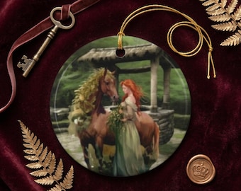 Talismán pagano celta de la diosa Brigid / Decoración de Imbolc