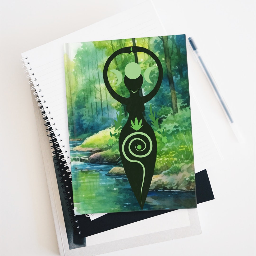 Dagboek - spiraalgodin ongevoerd gevoerd hardcover dagboek, notitieboek,  dagboek, schetsboek, grimoire - schrijven, tekenen, heidens, wicca, cadeau  - Etsy België, image size:1080x1080