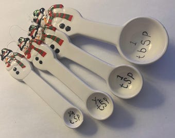 Snowman Measuring Spoon Set