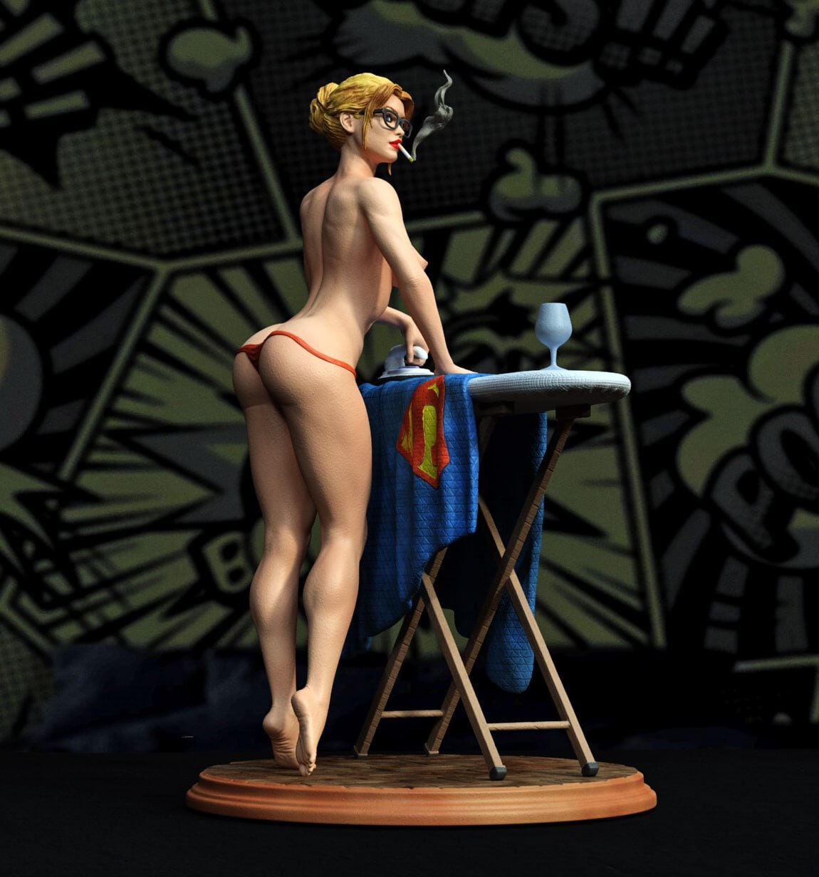 Exclusive Super Woman 3D STL File - 3D Design 3D Exclusive Super Woman STL