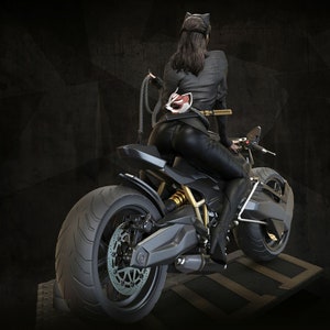 Catwoman 3D STL File - 3D Design 3D Printer Catwoman STL