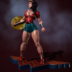 Mulher-Maravilha 3D STL File - 3D Design 3D Printer Mulher-Maravilha  STL