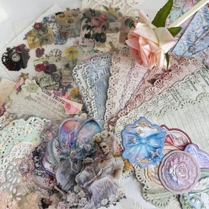 Regency Note Kit; Scrapbooking; Junk Journaling; Bridgerton; Assorted Mystery Accessories