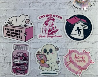 Book Lover Sticker Pack | Pink Aesthetic, Booktok Stickers