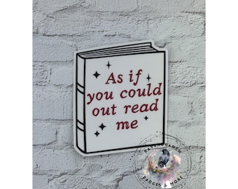 Twilight Book Sticker: Edward Quote Parody, YA Fan Gift