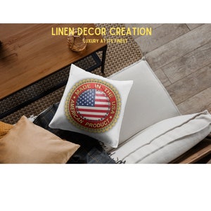 Handcrafted Square Pillow Insert: Down Alternative Throw Pillow - Made in USA