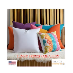 2PK Square Pillow Inserts Down Alternative Fill Premium Throw Pillows All Sizes 12x12 14x14 18x18 20x20 22x22 24x24 26x26 28x28 2PK