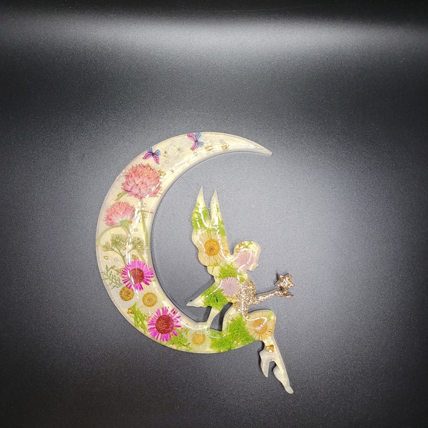 Croissant de Lune de Fleur de Résine