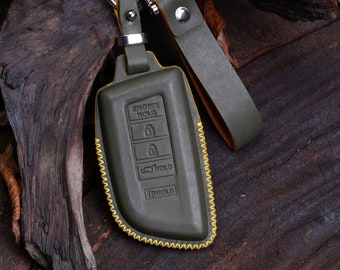 Acura 2006-2025 Leather Key Fob Cover – MDX RDx ILx TLX RLx TSx CDX NSx Integra – Custom Keychain Remote Holder Gift Colors upon request.