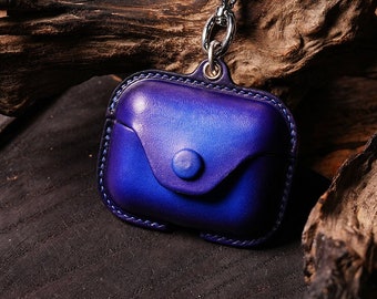 Custom Leather AirPods Case - Personalized AirPod Cover for AirPods 1 3 4 Pro Charging Case Holder Personalized Earpods Gift Phone Accessory