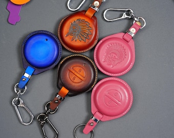 Fits Chief, Scout Bobber FTR Springfield RoadMaster Chieftain | Handcrafted Leather Key Fob Case, Unique Keyless Remote Cover