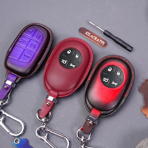 Étui pour Fi@t 500 500e 500c 500x Toro Argo Cronos Strada Punto Bravo Stilo Ducato Tipo Nuovo Grazie 2015-2005, porte-clés