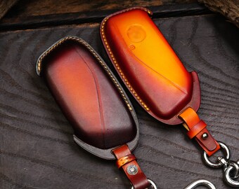 Handcraft Leather Key Case 2023 Bmw X7 I7 XI 7 Series Plus BMW F98 X4M G18 X5 G07 X7 G70 G09 Xm U11 X1 I20 IX Keychain, Birthday Gift