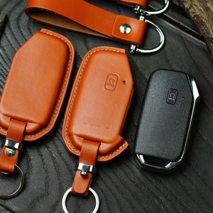 Housse en cuir pour porte-clés Sportage 2023 pour 23 Sportage, étui pour télécommande, cadeau pour papa, cadeau pour lui, carte de visite personnalisée