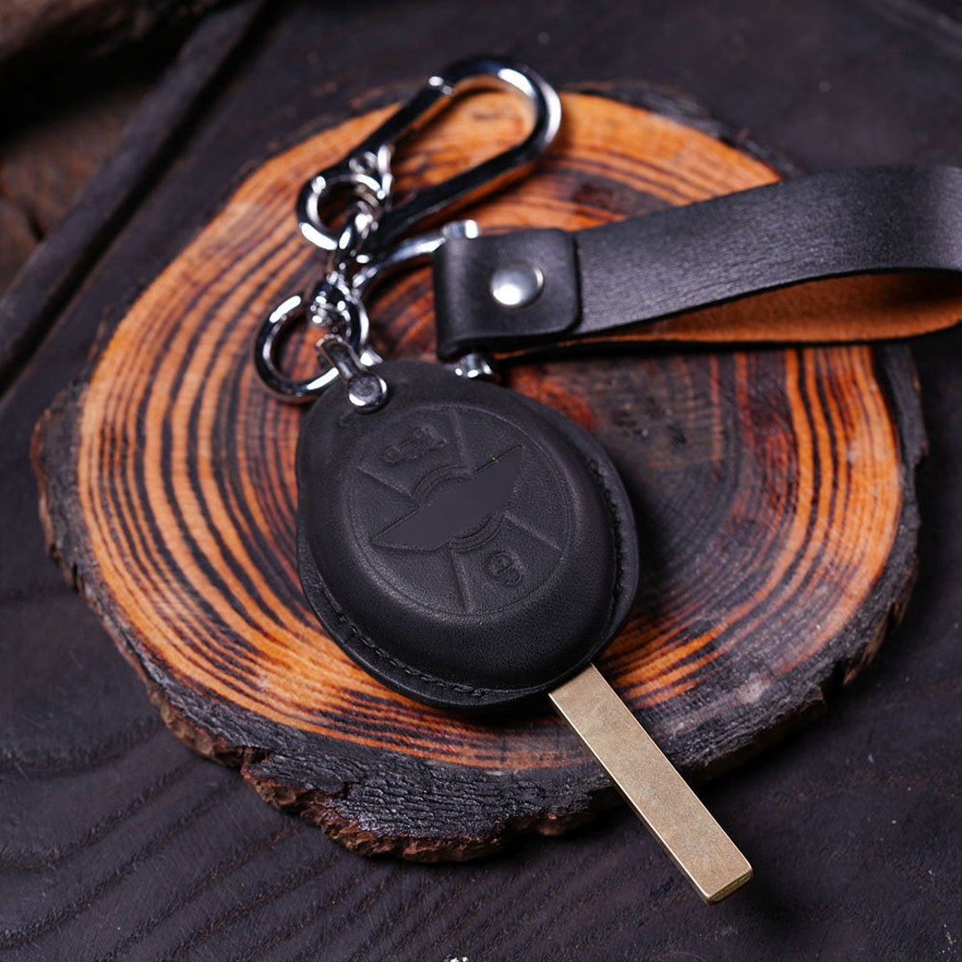 Mini Cooper 2006–2025 Leather Key Fob Cover – Fits S, R50 R52 R53 CVT ...