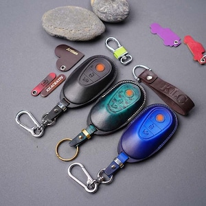 Mercedes-Benz GLE Leather Key Fob Case – Handmade Cover for GLE 4matic 250 300 350 400 450 500 580 63 AMG (2012–2025) – Multi Color Options