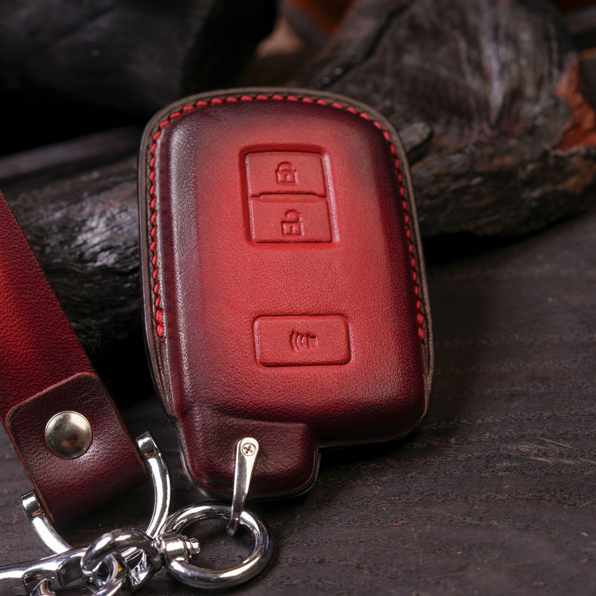 Leather Key Fob Cover Toyota 4runner, Land Cruiser, RAV4, Highlander ...