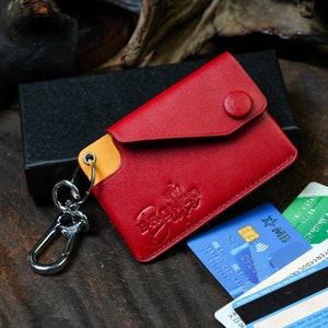 Bronco Girl Wallet Keychain Carteira de couro, porta-cartões, chaveiro personalizado, porta-moedas, porta-cartões, presentes para namorada
