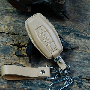 三菱アウトランダーPHEV レザーキーフォブカバー 2020-2023年式 アウトランダーGT、sEL、SE、ES用 | パーソナライズリモートホルダー | 豊富なカラーオプション