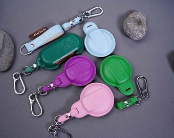 MINI Hatchback Leather Key Fob Cover – Fits John Cooper Works, Cooper S & Cooper – Handmade, Personalized, Multi Color Options Available