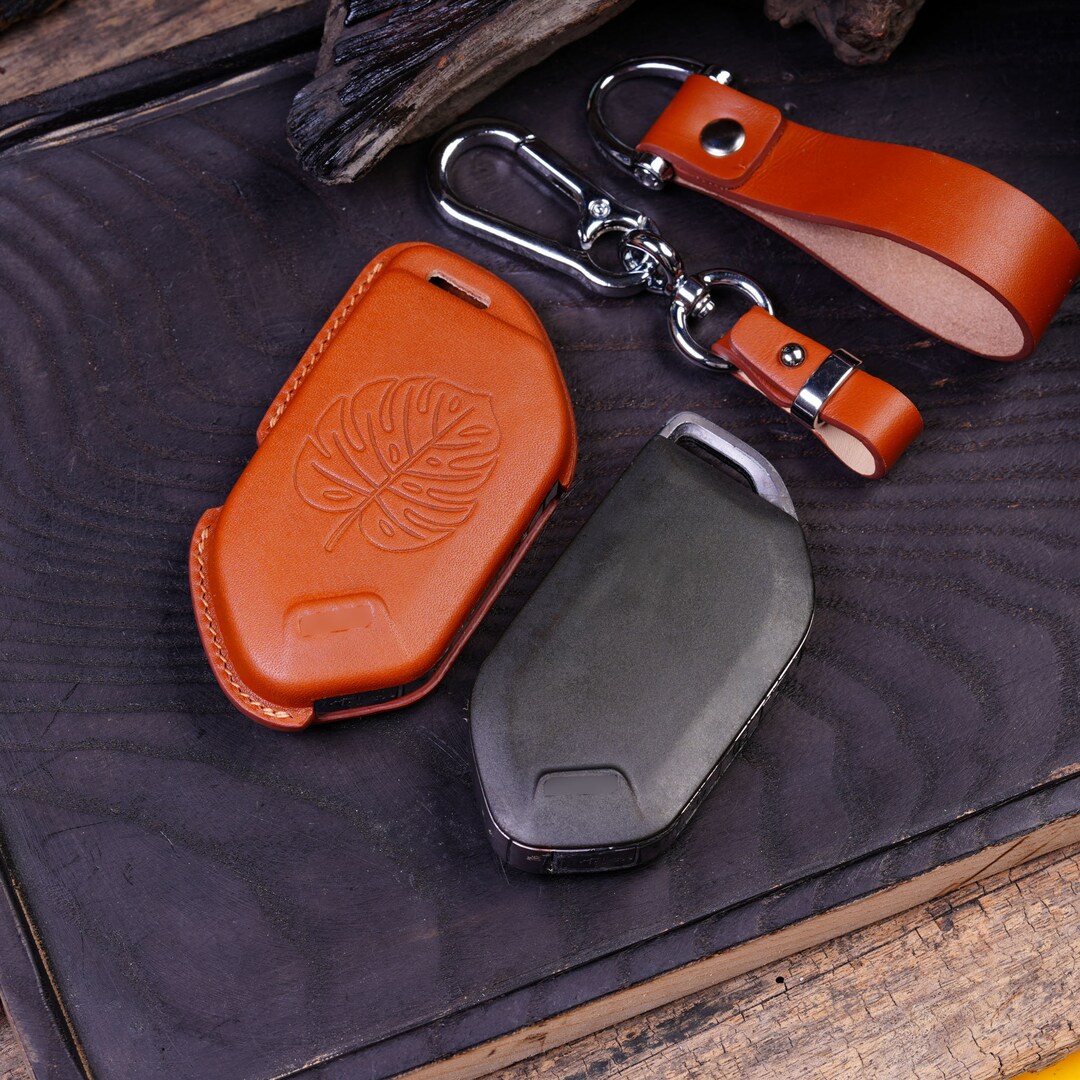 2024 Telluride X line X pro Leather Key Fob Cover Key Case Key Chain 2024-telluride-x-line-x-pro-leather-key-fob-cover-key-case-key-chain