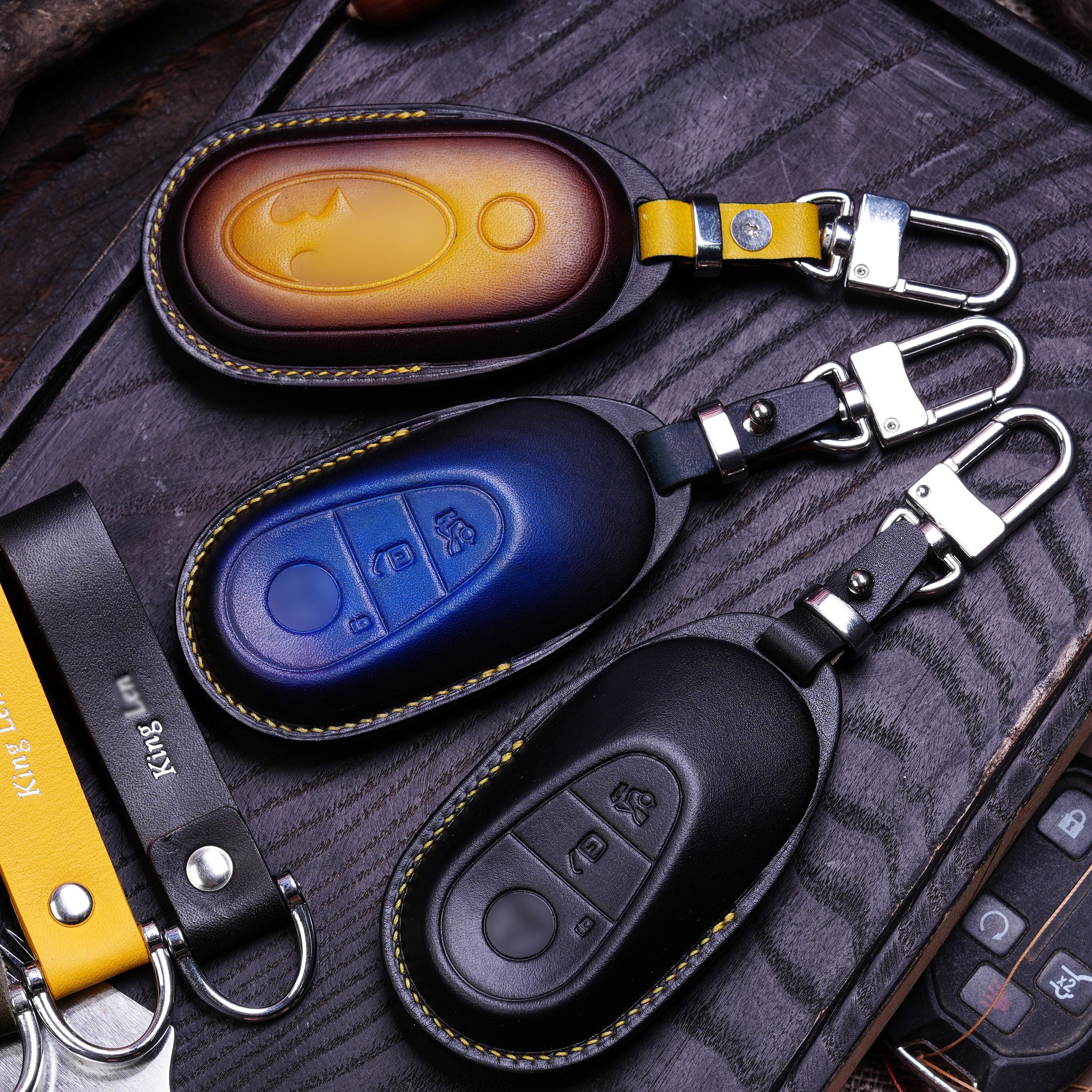 Buy DEFTEN The Premium Leather Car Key Chain Coin Holder Zipper Case Remote  Wallet Bag for Benz C200.E200.S500.GLS.GLC is Suitable for All Mercedes-Benz  Models (Black) Online at desertcartINDIA
