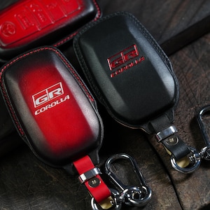 Toyota GR Corolla 2022–2025 Leather Key Fob Cover – Fits Core, Circuit Edition, MORIZO – Gift for a Loved One, Personalized Option