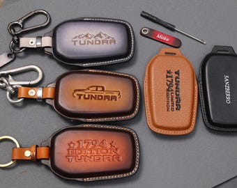 Toendra 1794-sleutelhangercover lederen tas past TRD Pro Platinum Edition Limited i-Force Max Capstone aangepaste sleutelhanger afstandsbediening 70 kleuren cadeau
