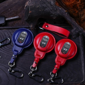 MINI Cooper SE Ev Key Case -Handcrated Leather Key Fob Cover For Cooper One,Countryman ALL4,Clubman,2/4 Door -Customizable in various colors