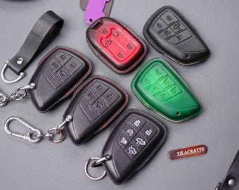 INFIPAR 2pcs Key Fob Cover Case For Chevy Suburban/Tahoe/Buick Envision - Carbon Fiber Black Silicone Protector